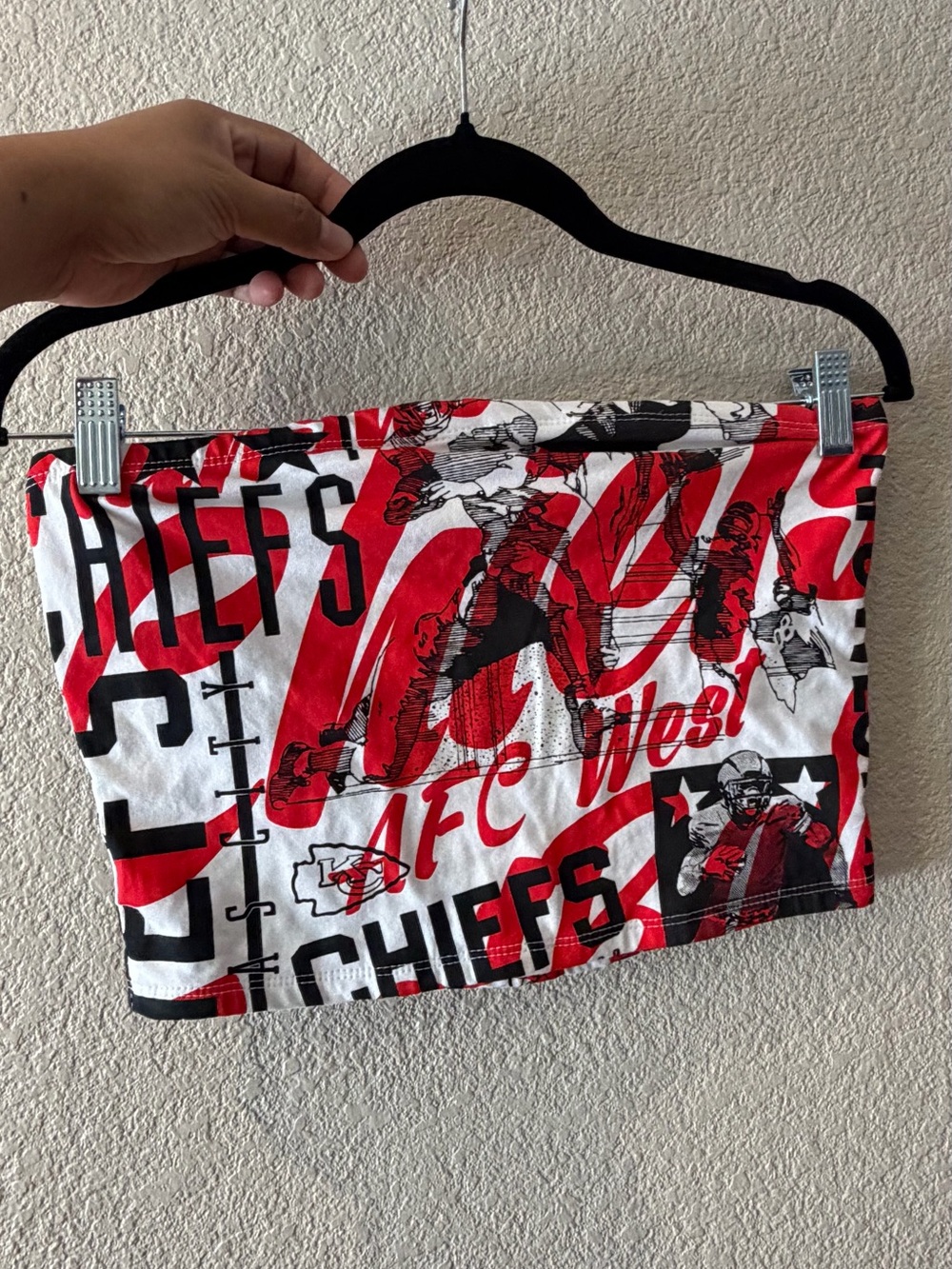 NFL Kansas City Chiefs Women’s Tube Top- New without Tag
